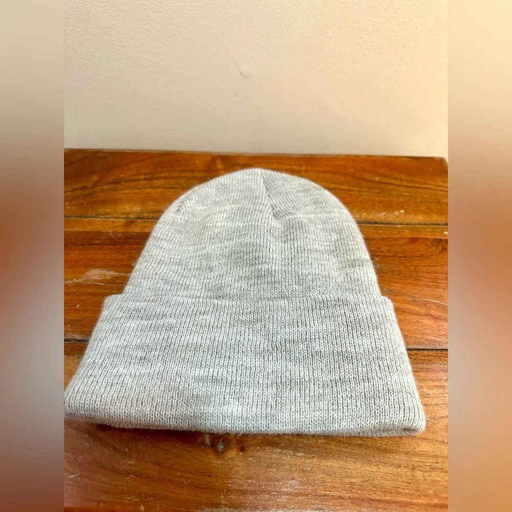Carhartt Men's Knit Cuffed Beanie Heather Gray Watch Hat - Picture 3 of 6